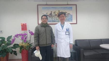 世界獸醫師會會長江世明等一行拜會本中心