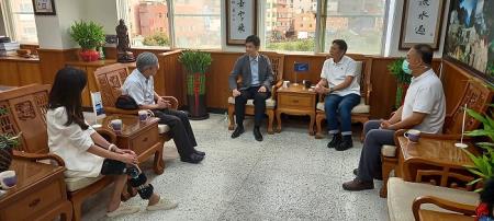 金管處團隊訪金馬中心 交流聚落文化保存等議題